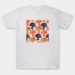 Mushroom Pattern T-Shirt